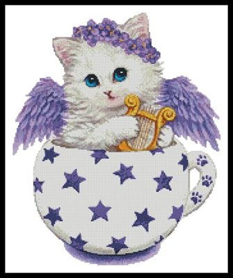 Angel kitty cup