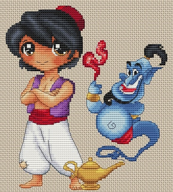 Aladdin et la lampe magique...