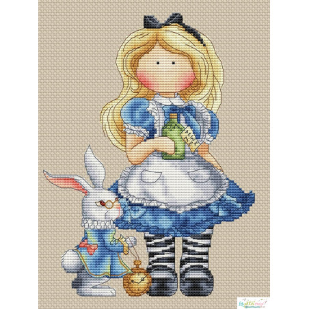 Alice and the rabbit...