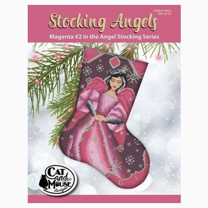 Stocking angels magenta