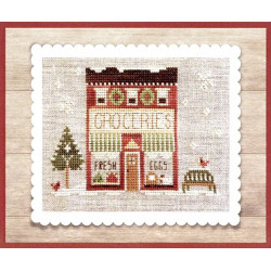 Grille point de croix - Hometown Holiday - Grocery Store - Little house needleworks