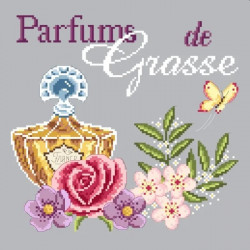 Grille point de croix - Parfum de Grasse - Passion Bonheur