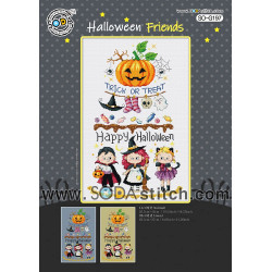 Grille point de croix - Halloween Friends - Soda Stitch