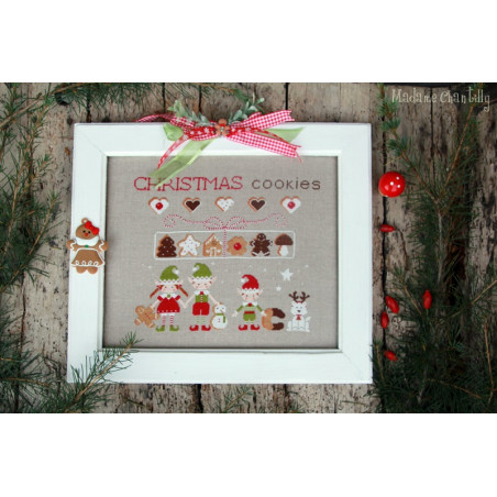 Grille point de croix - Christmas cookies - Madame Chantilly