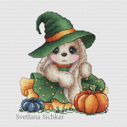 Grille point de croix - Bunny With pumpkins - Svetlana SICHKAR