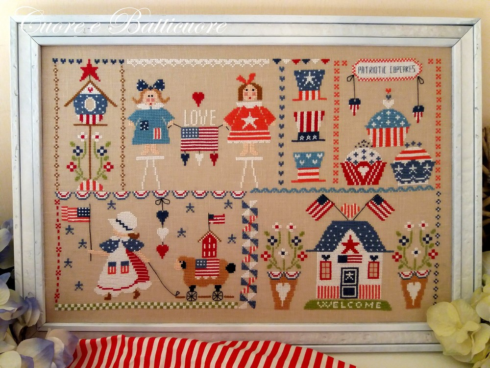 Stars and Stripes in Quilt
