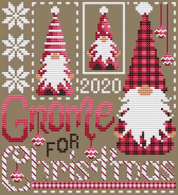 Grille point de croix - Gnome for christmas - Shannon christine designs
