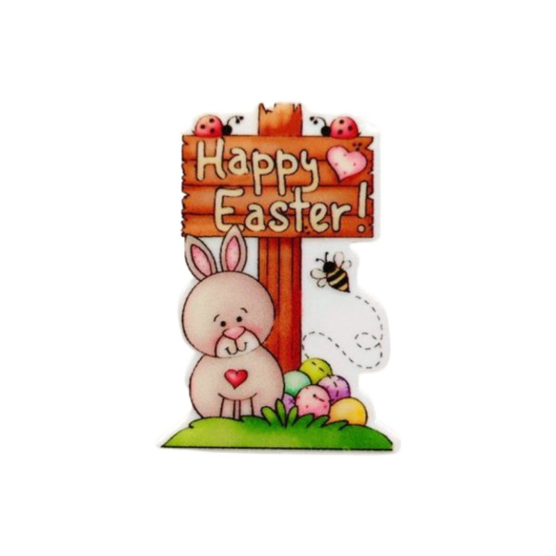 Aimant à aiguilles - Happy Easter - Les petites croix de Lucie